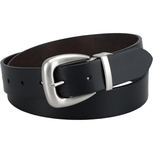 Women's Reversible Casual Jean Belt Leather PU Adjustable Western Style